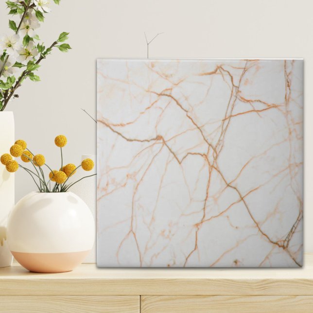 Modern minsta chic-skandinaviska vita marmor kakelplatta (modern minimalist chic scandinavian white marble ceramic tile)
