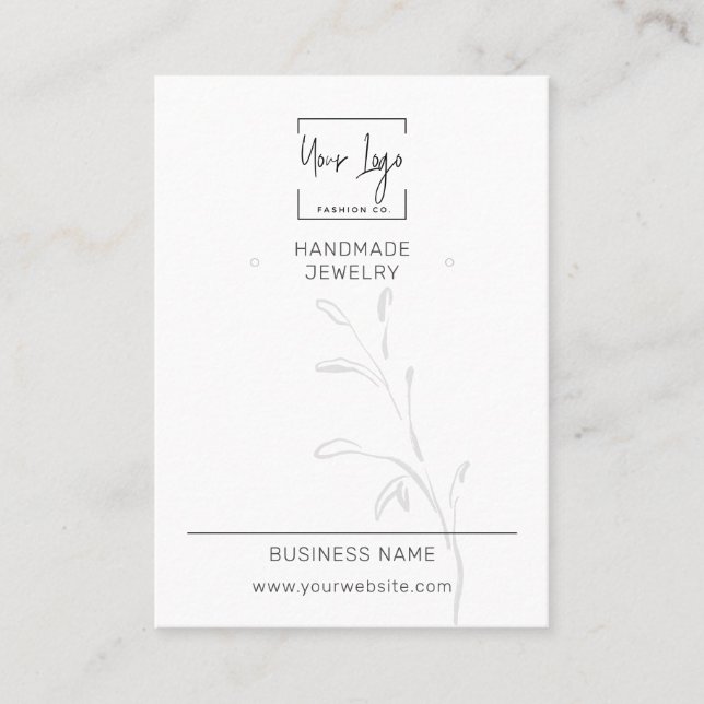 Modern Minsta Löv QR-Social-kort för judiskt Visni (Framsida)