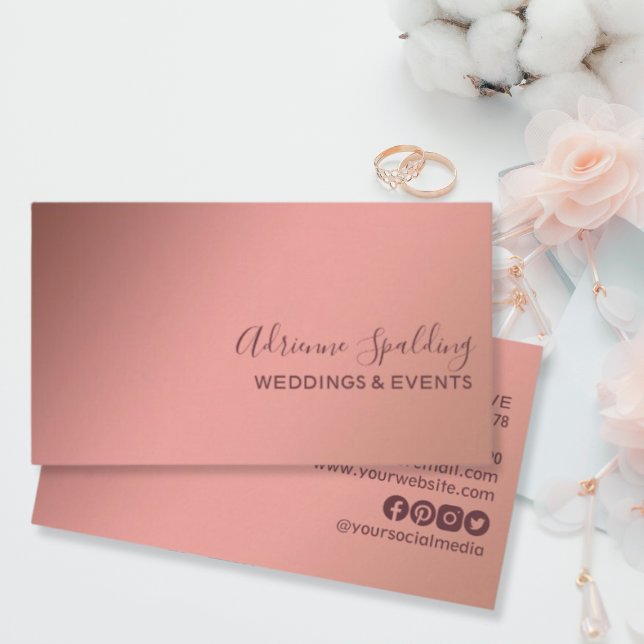 Modern minsta övertoning för Ro Guld Visitkort (Skapare uppladdad)