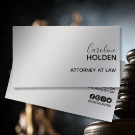 Modern minsta Platinum White Guld-övertoning Visitkort