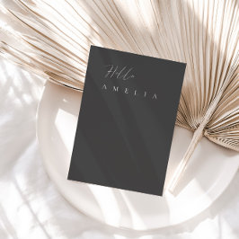 Modern minsta platta tomt Bord-gästkort