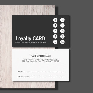 Modern minsta stansmaskin för grå färgvitsalong lojalitetskort