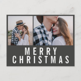 Modern minsta svartvita multifoto-färgkritor vykort