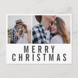 Modern minsta svartvita multifoto-färgkritor vykort