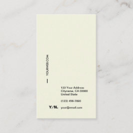 Modern minsta typografilodrätvisitkort visitkort