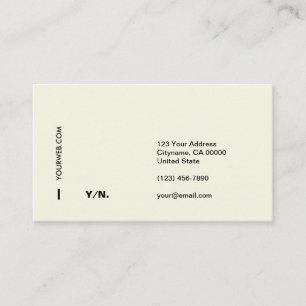 Modern minsta typografivisitkort visitkort