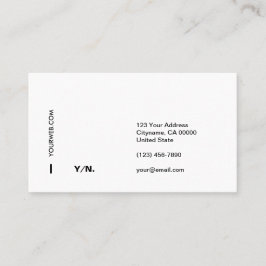 Modern minsta typografivitvisitkort visitkort