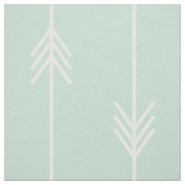 Modern mint- och vitpil tyg