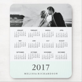 Modern Mint Rand 2017 Kalender och foto Musmatta