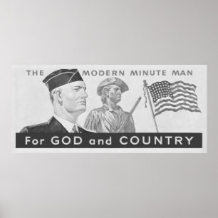 Modern Minute Man 1941 Poster