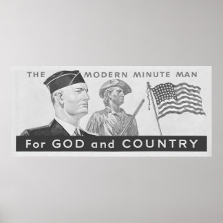 Modern Minute Man 1941 Poster