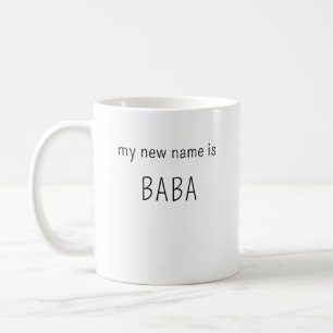 Modern Mitt nya namn är BaBa pappa mamma-pappgåvor Kaffemugg