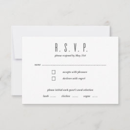 Modern Mix RSVP-kort OSA Kort