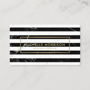 Modern Mixed Marble Rand Insida Designer Visitkort