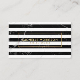 Modern Mixed Marble Rand Insida Designer Visitkort