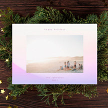 Modern mjuk övertoning, minimalism jul Lycklig