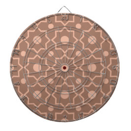 Modern Mocha Mousse Dusty Rosa Geometric Shape Darttavla