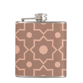 Modern Mocha Mousse Dusty Rosa Geometric Shape Fickplunta