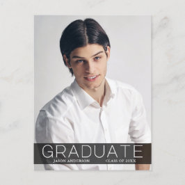 Modern Mode 1 Photo Student-meddelande Vykort