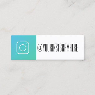 modern moderiktig instagramvisitkort för socialt mini visitkort