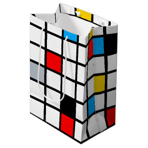 Modern modern mondriansk geometrisk minimal samman