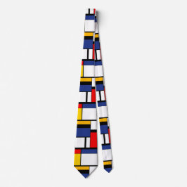 Modern modern mondriansk geometrisk minimal samman slips