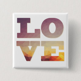 Modern modern soluppgång färg kärlek ord knapp