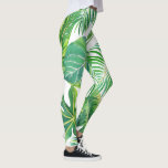Modern modern sommarbög i Blad Hawaii Leggings<br><div class="desc">Perfekt till dig!</div>
