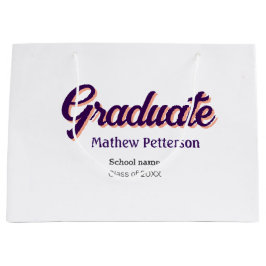 Modern modern studenten i fet stil, enkel svart kl