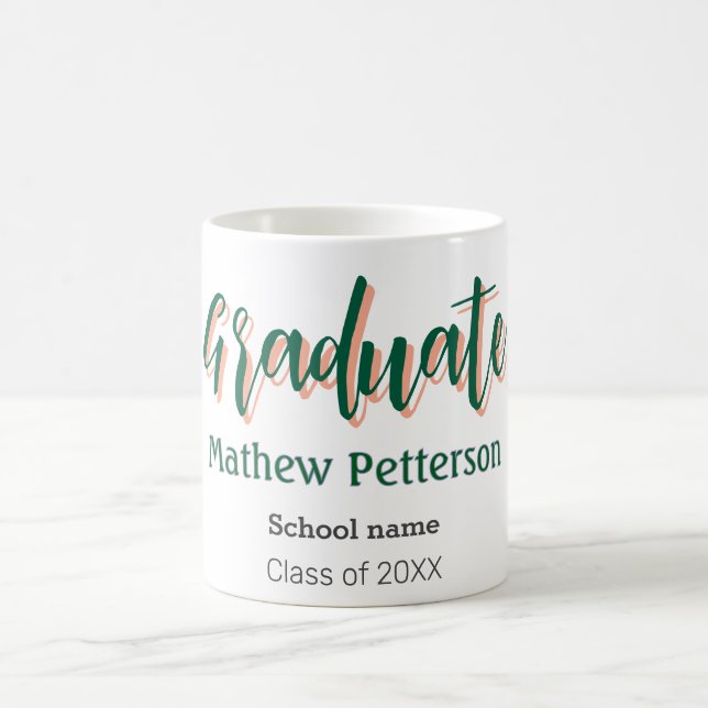 Modern modern studenten i fet stil, enkel svart kl kaffemugg (Center)