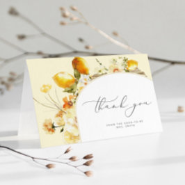 Modern möhippa av citron tack kort