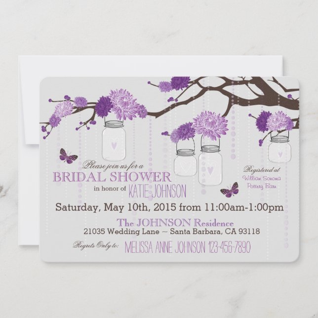 Modern möhippa för Dahliablommagren Inbjudningar (Framsida)