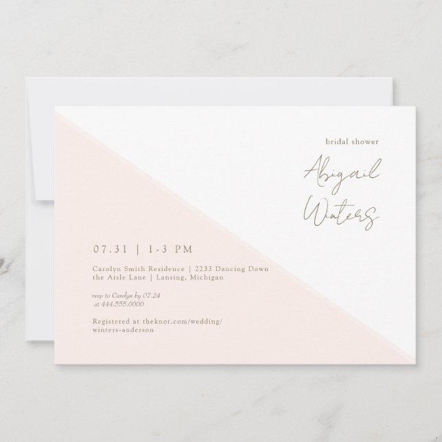 Modern Möhippa för  enkelhet Inbjudningar (Framsida)