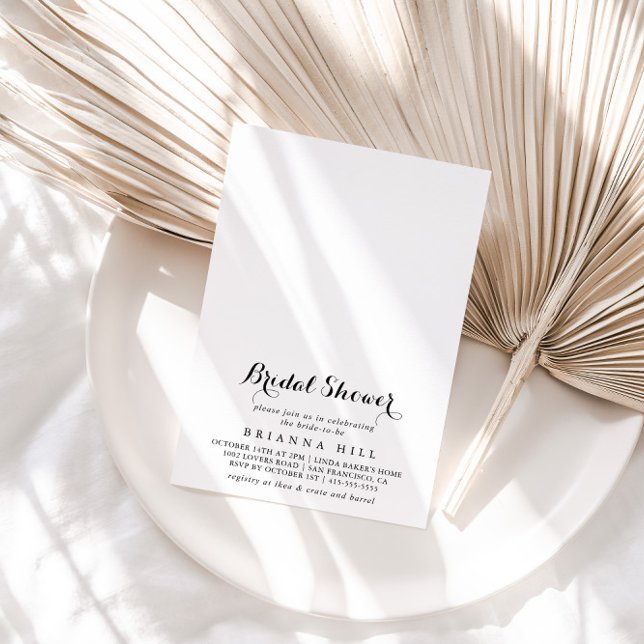 Modern Möhippa för kalligrafi Inbjudningar (Skapare uppladdad)