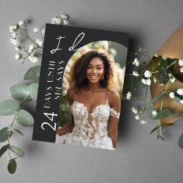 Modern Möhippa för minimalistisk bild Inbjudningar