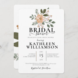 Modern Möhippa för nedre illustration Inbjudningar