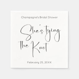 Modern Möhippa för skript som hon Gifter sig Pappersservett