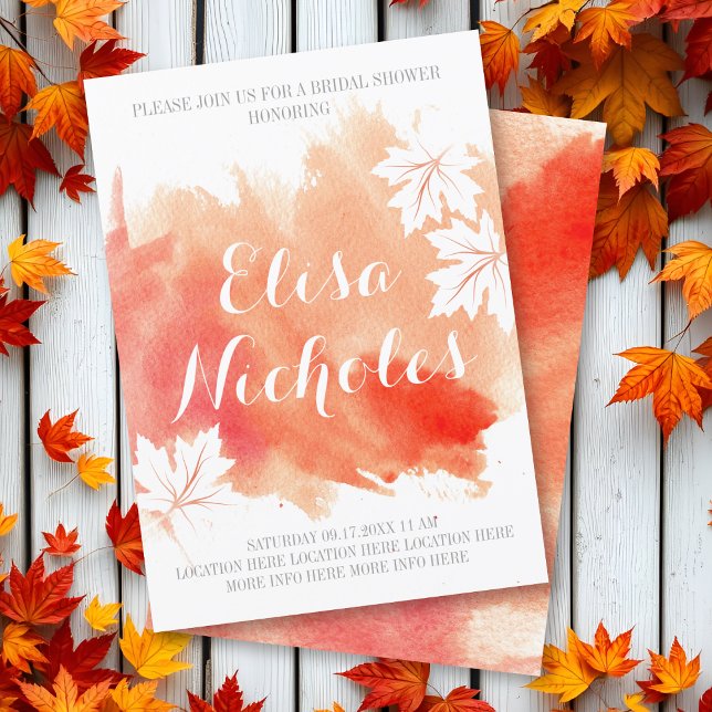 Modern möhippa för vattenfärgskoral för abstrakt inbjudningar (Skapare uppladdad)