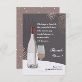 Modern Möhippa Host Tack Anteckningskort