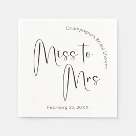 Modern Möhippa Miss till Mrs. Pappersservett