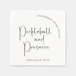 Modern Möhippa Pickleball & Prosecco Pappersservett