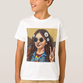 Modern Mona Lisa-målning - inspirerad av da Vinci T Shirt