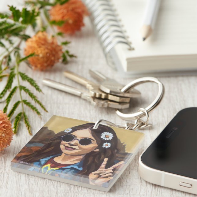 Modern Mona Lisa Painting - da Vinci Inspired Art (Högra Framsidan)