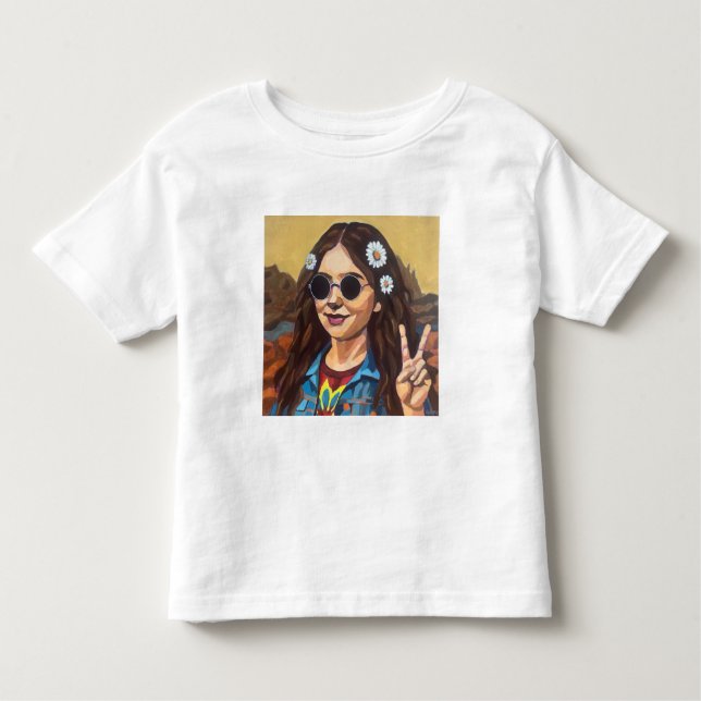 Modern Mona Lisa Painting - Inspired by da Vinci T Shirt (Framsida)