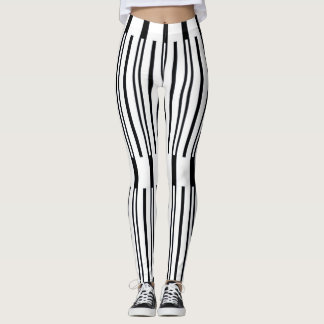 Modern Mono randdamasker Leggings