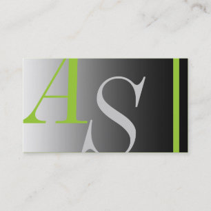 Modern Monogram 101 Visitkort