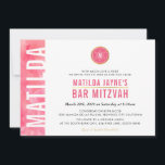 MODERN MONOGRAM BAT MITZVAH sida pub rosa guld Inbjudningar<br><div class="desc">med kat masard >> kat@simplysweetPAPERIE.com <<< Ett trendigs inbjudningsdesign för ditt barns BAT MITZVAH inställning som mall är det enkelt att lägga till egna uppgifter eller slått anpassningsknappen och du kan lägga till eller ändra text, typsnitt, storlekar osv. TIP: 1. Om du vill ändra/flytta grafik/ändra bakgrund slå färg knappen "anpassa"....</div>