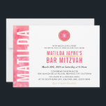 MODERN MONOGRAM BAT MITZVAH sida pub rosa guld Inbjudningar<br><div class="desc">med kat masard >> kat@simplysweetPAPERIE.com <<< Ett trendigs inbjudningsdesign för ditt barns BAT MITZVAH inställning som mall är det enkelt att lägga till egna uppgifter eller slått anpassningsknappen och du kan lägga till eller ändra text, typsnitt, storlekar osv. TIP: 1. Om du vill ändra/flytta grafik/ändra bakgrund slå färg knappen "anpassa"....</div>