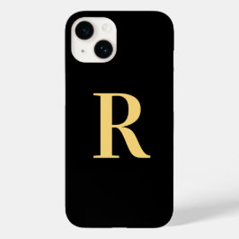 Modern Monogram Black Guld