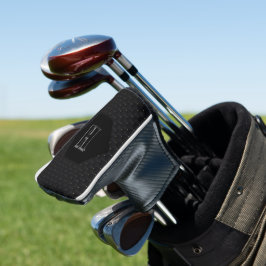 Modern Monogram Black Mönster Design Golf-Klubbar